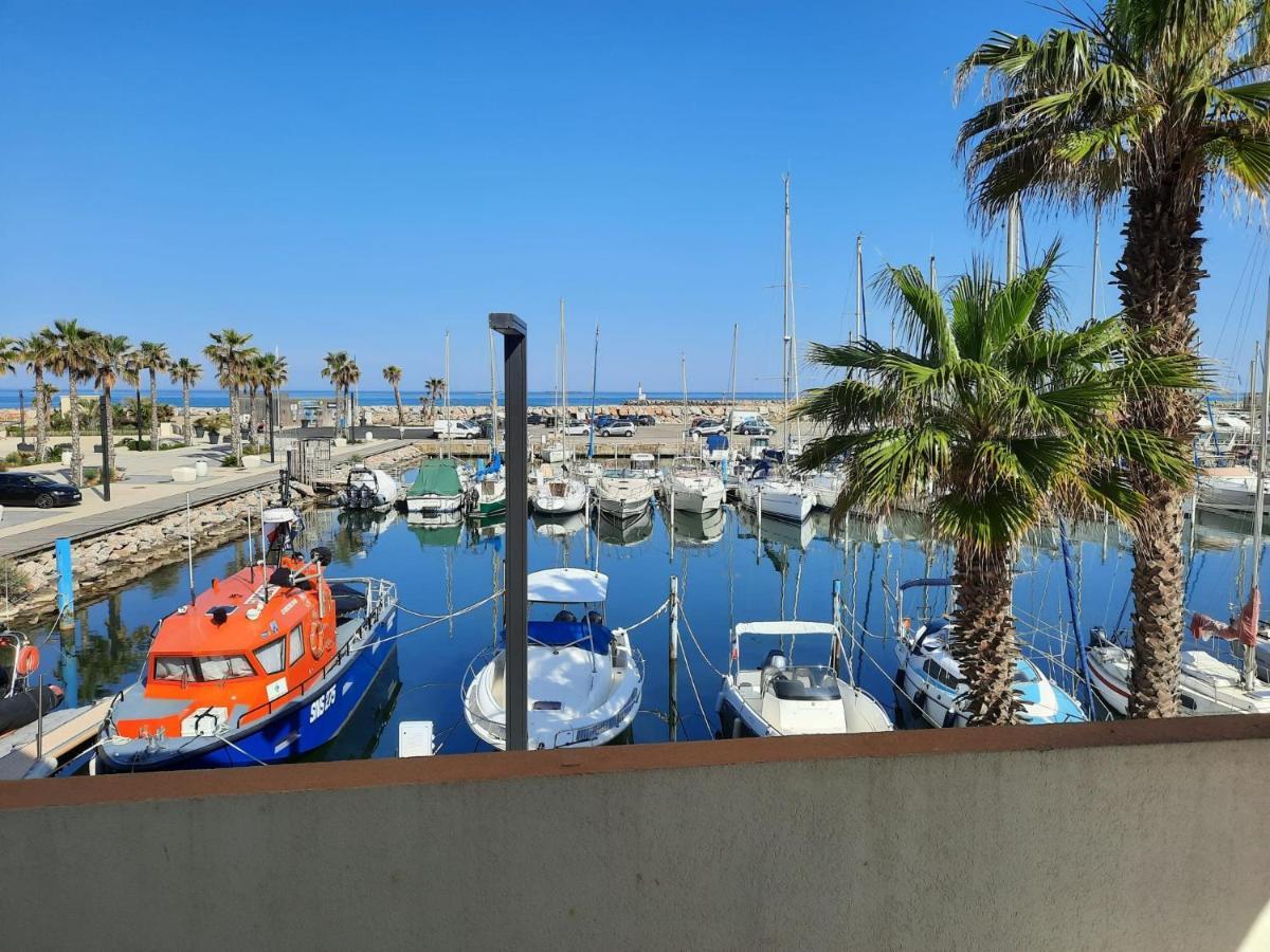 Apartamento Au Barcares, Vue Magnifique Sur Le Port Et La Mer Le Barcarès Exterior foto